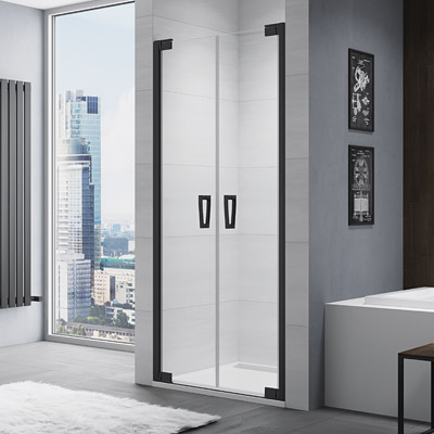 Sprchové kouty SanSwiss CADURA BLACK LINE - CAE2 G+D