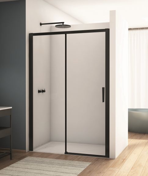 Sprchové kouty SanSwiss DIVERA - D22S2B BLACK LINE