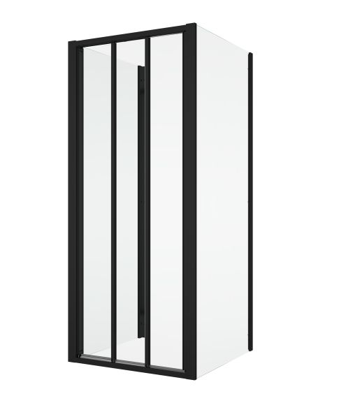 Sprchové kouty SanSwiss DIVERA - D22S3+D22F1+D22F1 BLACK LINE