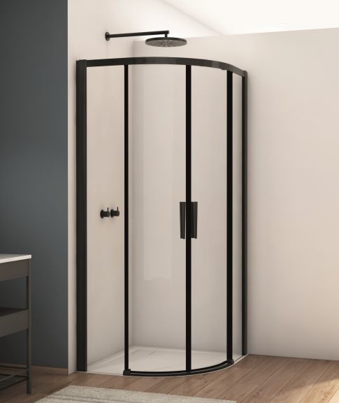 Sprchové kouty SanSwiss DIVERA - D22SRB BLACK LINE