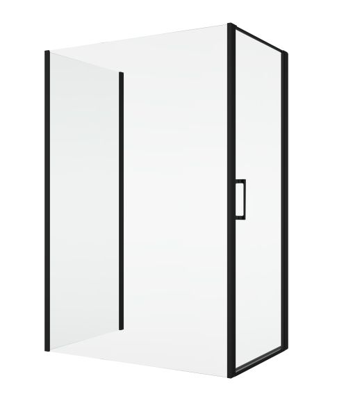 Sprchové kouty SanSwiss DIVERA - D22T1+D22F1+D22F3 BLACK LINE