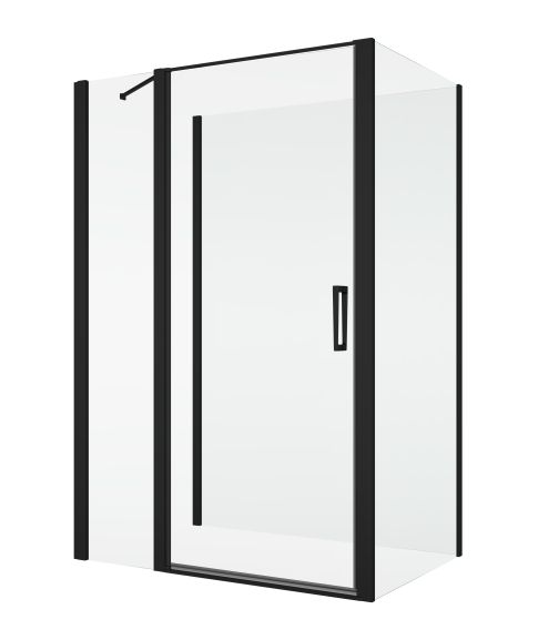 Sprchové kouty SanSwiss DIVERA - D22T13+D22F1+D22F3 BLACK LINE