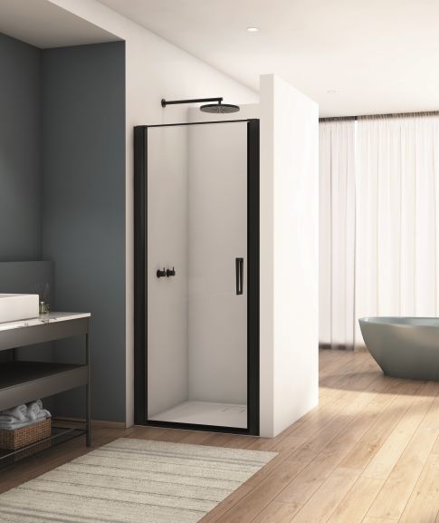 Sprchové kouty SanSwiss DIVERA - D22T1 BLACK LINE