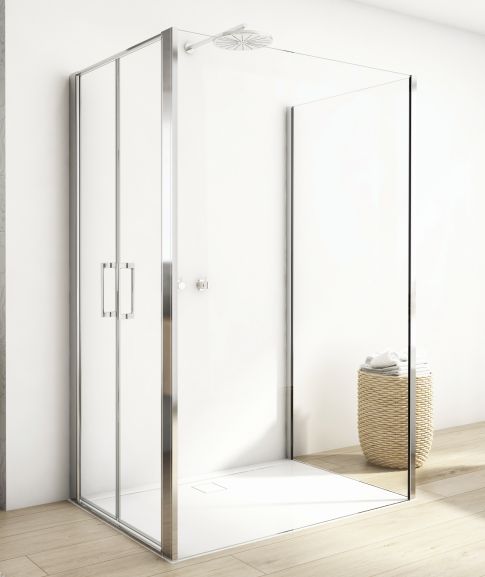 Sprchové kouty SanSwiss DIVERA - D22T2+D22F1+D22F3