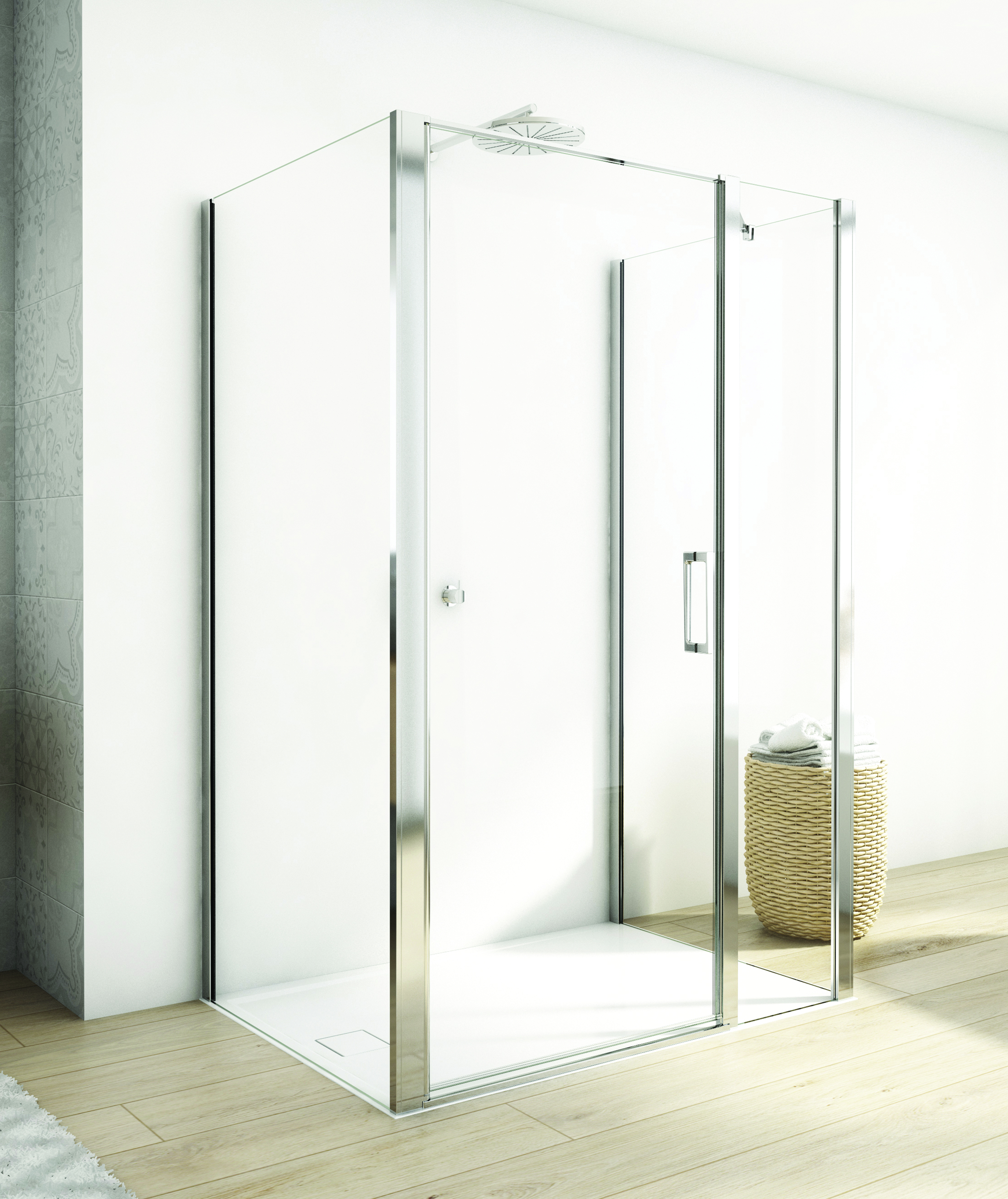 Sprchové kouty SanSwiss DIVERA - D22T31+D22F1+D22F1